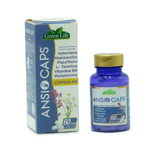 [GLF-0031] ANSIOCAPS 60 CAPSULAS 500MG