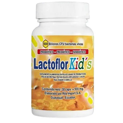 [LTN-0041] LACTOFLOR KIDS 30 CAPSULAS 500 MG LACTINA