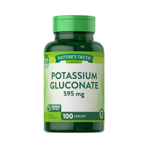 [NTT-0002] POTASSIUM GLUCONATE 100 TABLETAS 595 MG NATURES TRUTH