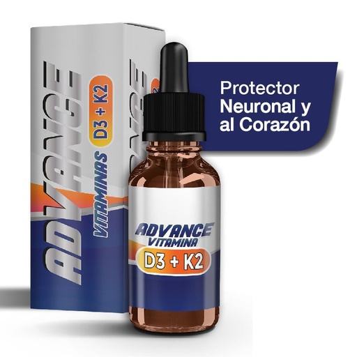 [QTP-0009] ADVANCE VITAMINAS D3+K2 GOTAS 30 ML