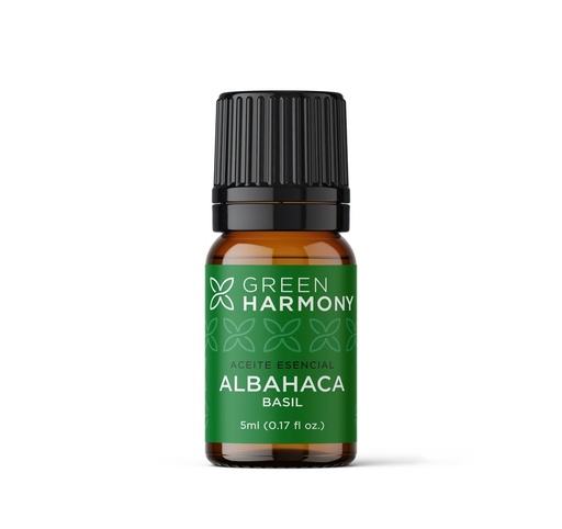 [GHM-0035] ACEITE ESENCIAL ALBAHACA 5 ML GREEN HARMONY