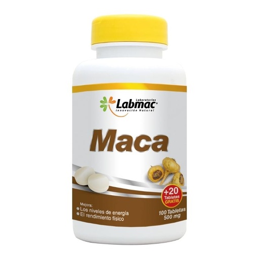 [LBM-0007] MACA 120 CAPSULAS 500MG LABMAC