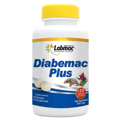 [LBM-0009] DIABEMAC PLUS 500 MG TAB X 120 LABMAC
