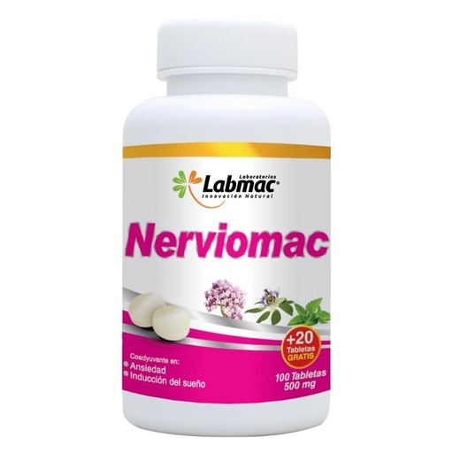 [LBM-0016] NERVIOMAC 500 MG TAB X 120 LABMAC
