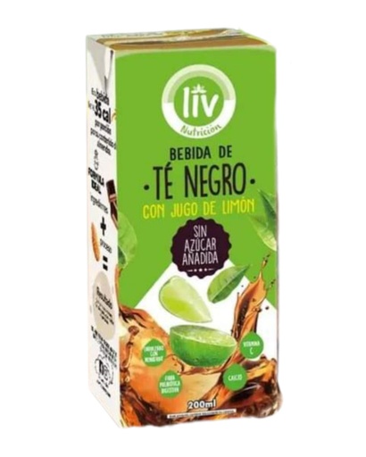 [LIV-0039] BEBIDA DE TE NEGRO CON LIMON 200ML