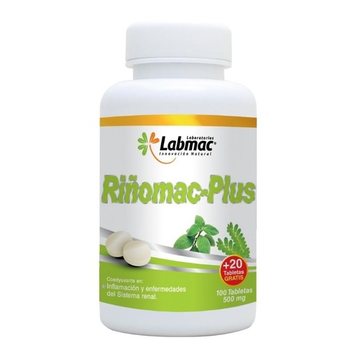 [LBM-0022] RIÑOMAC-PLUS X 120TAB. 500MG. 