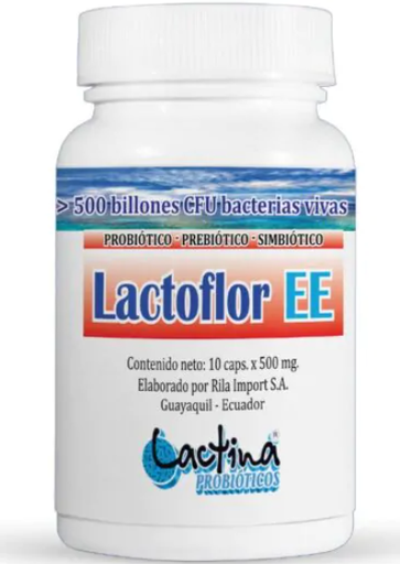 [LTN-0010] LACTOFLOR EE 10 CAPSULAS 500 MG LACTINA