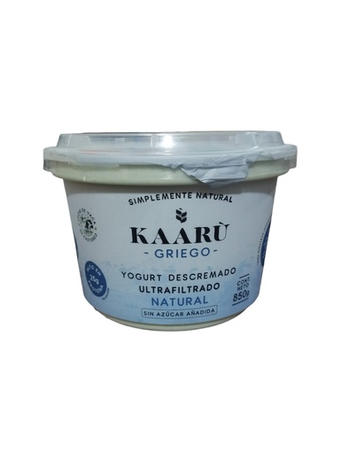 [KAR-0014] YOGURT DESCREMADO NATURAL 850G