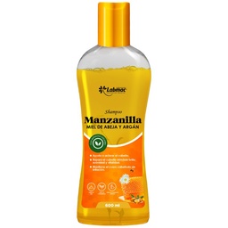 [LBM-0035] SHAMPOO MANZANILLA + MIEL DE ABEJA Y ARGAN 600ML LABMAC